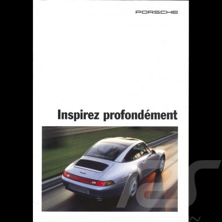 Brochure Porsche Inspirez profondément / Epoustouflant 1996 en français