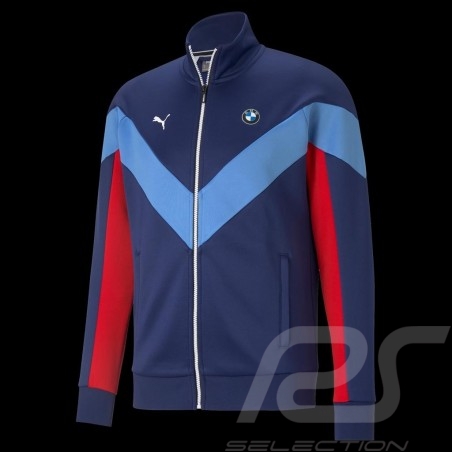 BMW M Motorsport Jacke by Puma Softshell Tracksuit Blau / Rot - Herren