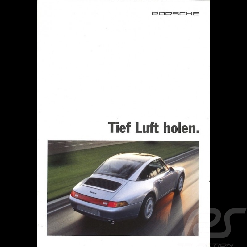 Porsche Brochure Inspirez profondément / Epoustouflant 1996 in french