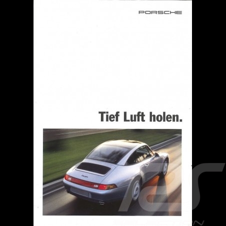 Brochure Porsche Inspirez profondément / Epoustouflant 1996 en français