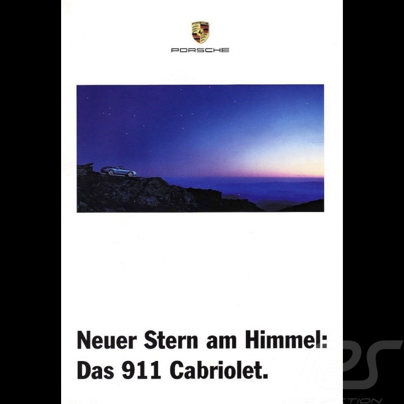 Porsche Broschüre Das 911 Cabriolet 1998 in Deutsch WVK157510