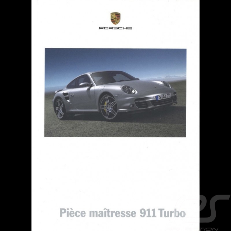 Porsche Brochure Pièce maîtresse 911 Turbo 12/2005 in french ﻿WVK22083006