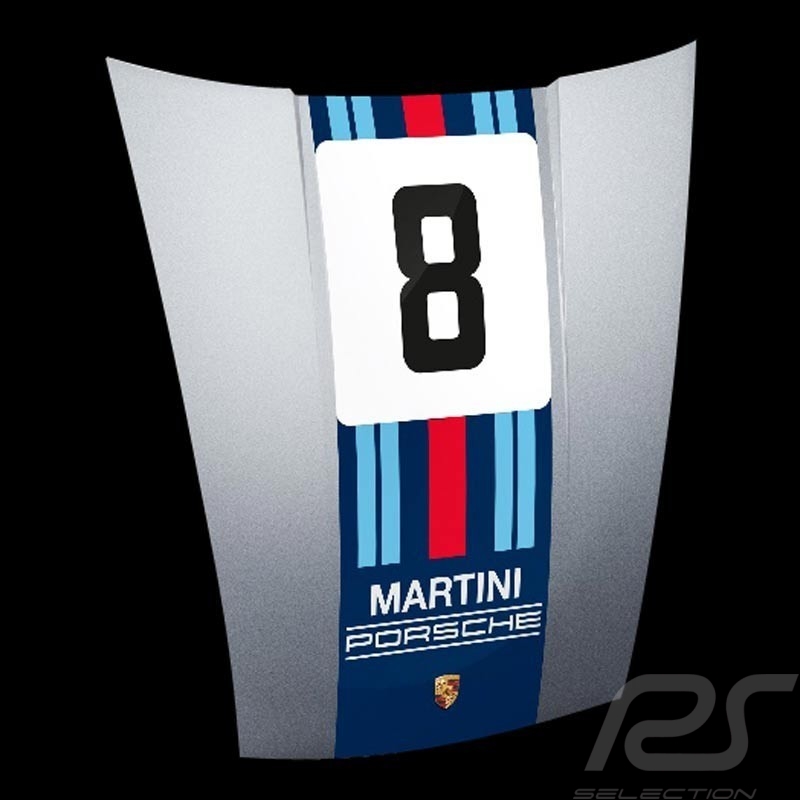 Capot Porsche 911 original Décoration murale Design Martini Racing