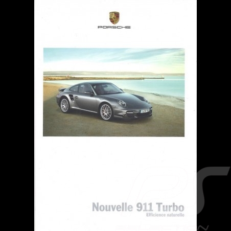 Brochure Porsche Nouvelle 911 Turbo Efficience naturelle 05/2009 en français WSLK1001000130