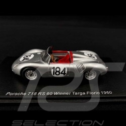 Porsche 718 RS 60 n° 184 Vainqueur Winner Sieger Targa Florio 1960 1/43 Spark 43TF60
