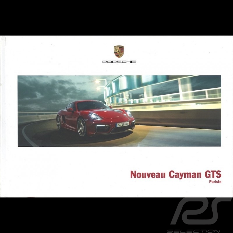 Porsche Broschüre Nouveau Cayman GTS Puriste 03/2014 in Französisch  WSLI1501000130