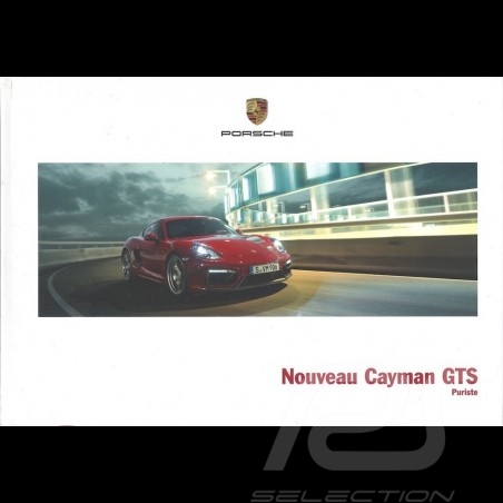 Brochure Porsche Nouveau Cayman GTS Puriste 03/2014 en français WSLI1501000130