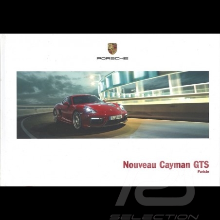 Porsche Brochure Nouveau Cayman GTS Puriste 03/2014 in french WSLI1501000130