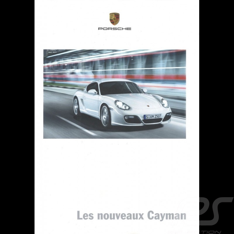 Brochure Porsche Les nouveaux Cayman 08/2008 en français WSLI0901123630
