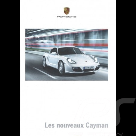 Porsche Brochure Les nouveaux Cayman 08/2008 in french WSLI0901123630