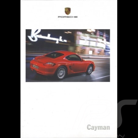 Brochure Porsche Les nouveaux Cayman 08/2008 en français WSLI0901123630