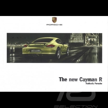 Porsche Broschüre The new Cayman R Radically Porsche 01/2011 in Englisch WSLS1201000220