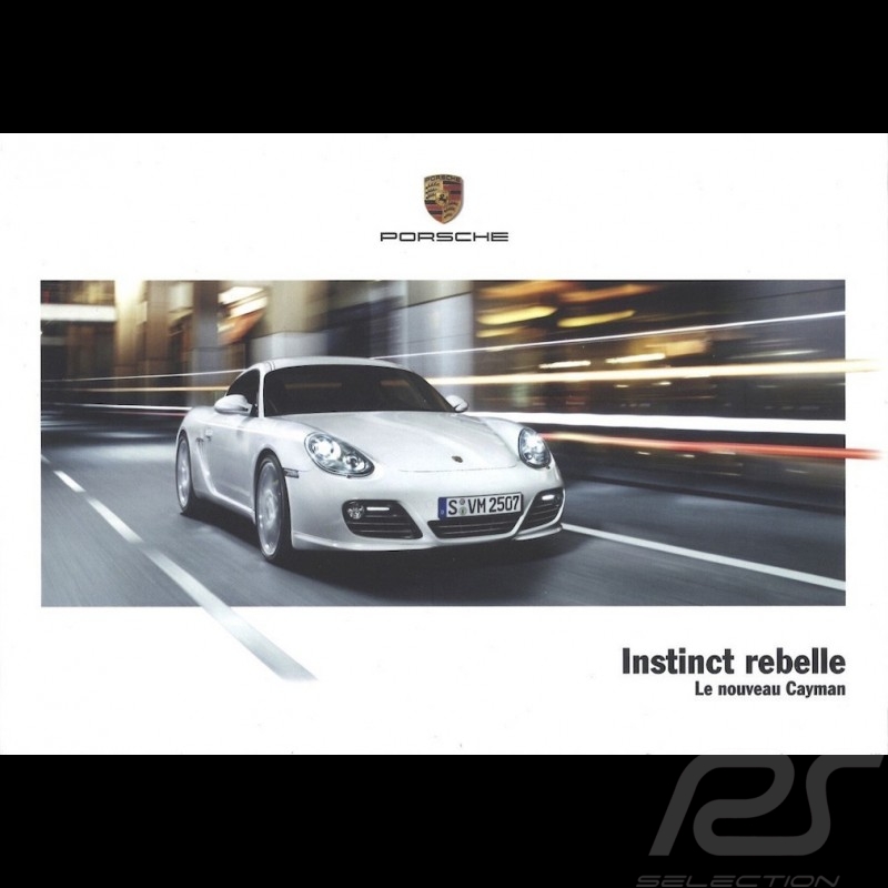 Porsche Broschüre Les nouveaux Cayman 08/2008 in Französisch WSLI0901123630