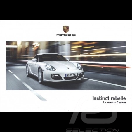 Brochure Porsche Instinct rebelle Le nouveau Cayman 10/2008 en français ﻿WSRI090101S230