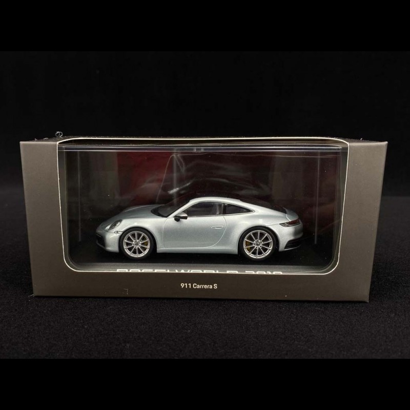 RARE Porsche 911 Carrera S (992) Baselworld 2019 dolomite silver 1/43  Minichamps