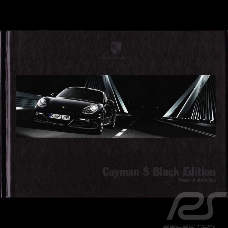 Porsche Brochure Cayman S Black Edition Power of attraction 01/2011 in english WSLI1201000120