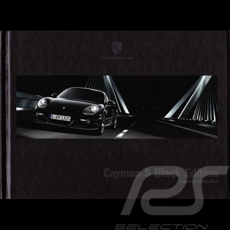 Porsche Brochure Cayman S Black Edition Power of attraction 01/2011 in english WSLI1201000120