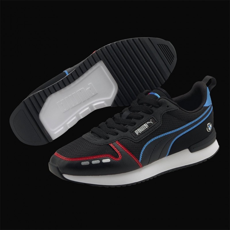 puma shoes black and red