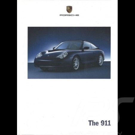 Brochure Porsche The 911 type 996 phase 2 09/2001 en anglais WVK20002002