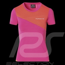 T-shirt Porsche Sport Collection Rose / Orange WAP539M0SP - femme
