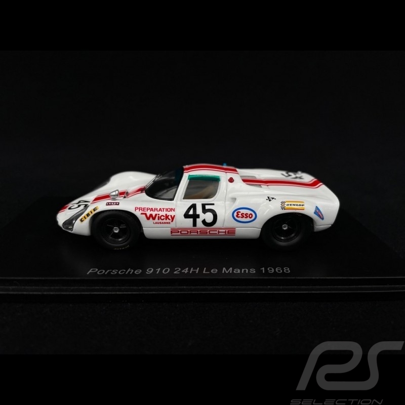 Porsche 910 n° 45 24h Le Mans 1968 1/43 Spark S4686