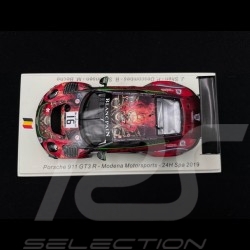 Porsche 911 GT3 R type 991 n° 16 Modena Motorsports Spa 2019 1/43 Spark SB271