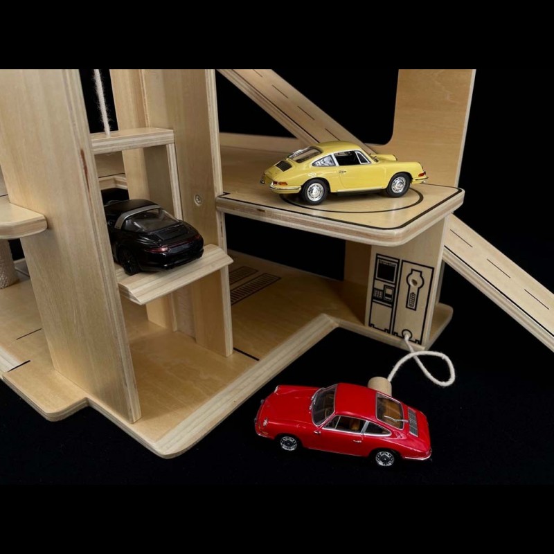 Norev GARAGE EN BOIS 3 étages Pour Voiture Miniature 1/43 Neuf - La vie du  jouet