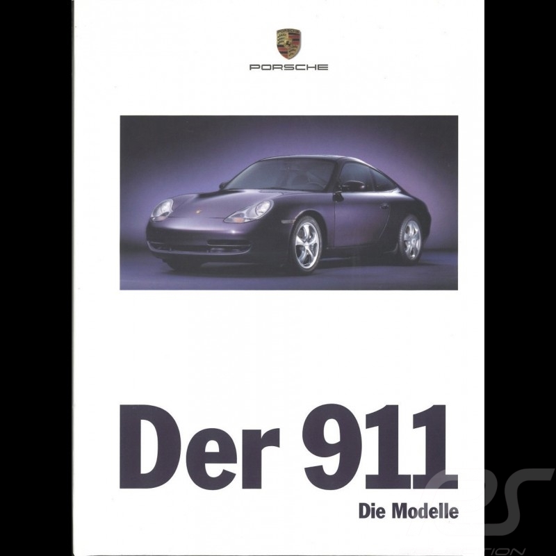 Brochure Porsche Der 911 type 996 die modelle 09/1998 en allemand WVK15601099