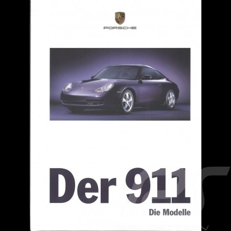 Brochure Porsche Der 911 type 996 die modelle 09/1998 en allemand WVK15601099