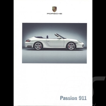 Brochure Porsche Passion 911 type 996 phase 2 07/2003 en allemand WVK21171004