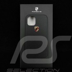 Porsche Hülle für iPhone 12 Mini (5.4") Schwarz Leder WAP0300140MSOC