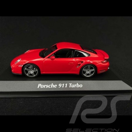 Porsche 911 Turbo type 997 Guards red 2006 1/43 Minichamps 940065201