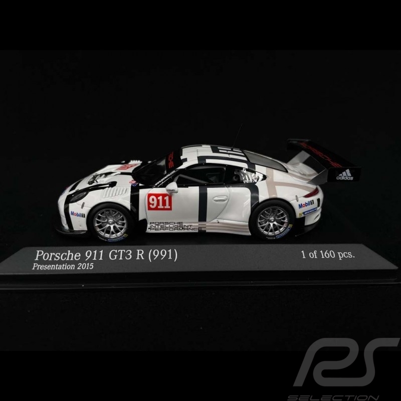Porsche 911 GT3 R type 991 n° 911 Presentation 2015 1/43 Minichamps 437166691
