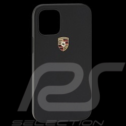 Porsche Hülle für iPhone 12 Pro Max (6.7") Schwarz Leder WAP0300180MSOC