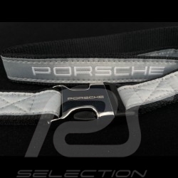 Porte-clé Porsche gris réfléchissant Lanière WAP8200030J Keychain Schlüsselbund