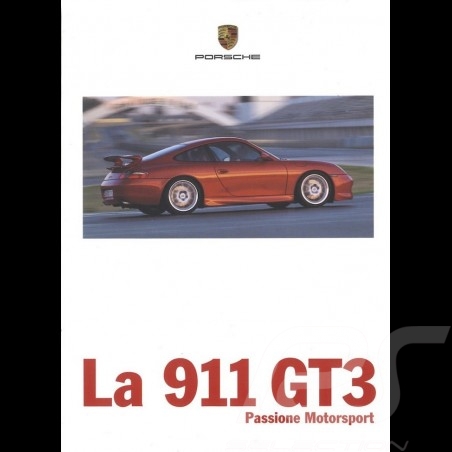 Porsche Broschüre La 911 type 996 GT3 Passione Motosport 02/1999 in Italienisch WVK16264099