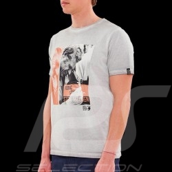 T-shirt Steve McQueen Photographer Gris Washed - homme