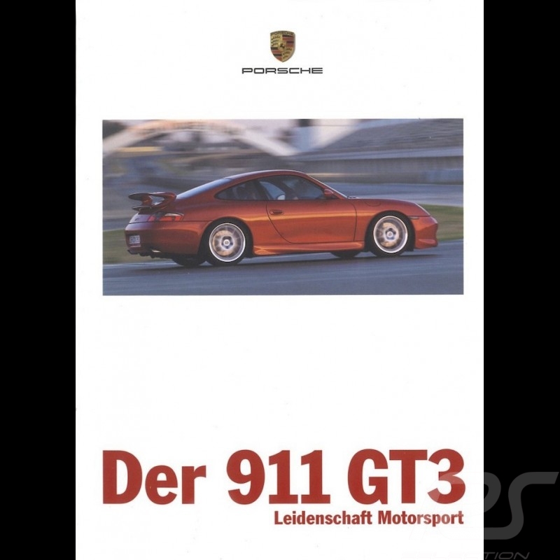 Porsche Broschüre Der 911 type 996 GT3 Leidenschaft Motorsport 02/1999 in Deutsch WVK16261099