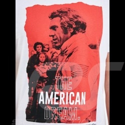 Steve McQueen T-Shirt Le Mans American dream Weiß - Herren