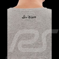 T-shirt Steve McQueen Le Mans American dream Gris - homme