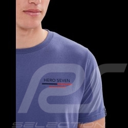 Steve McQueen T-shirt Le Mans Racing Heritage 1971 Lavender blue - Men