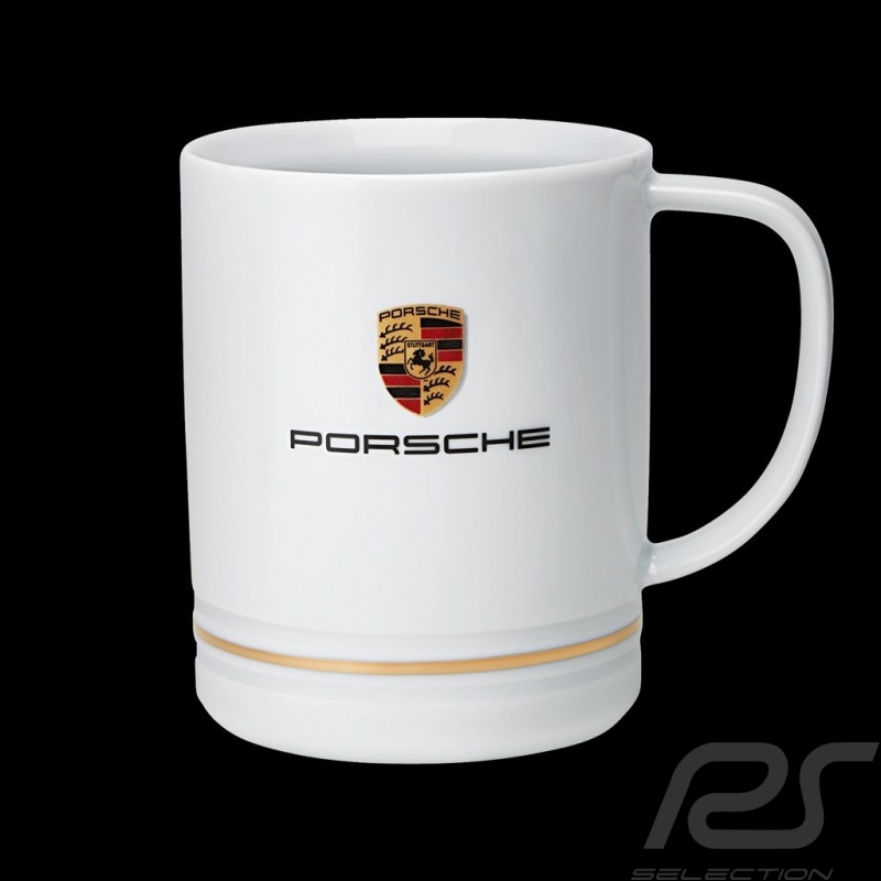 Porsche Tasse Becher Wappen weiß 0,25 l WAP0506060MSTD fabrikneu