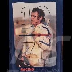 Steve McQueen T-Shirt Le Mans Racing Heritage 1971 Marineblau - Herren
