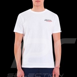 Steve McQueen T-shirt The Man Le Mans Racing Heritage 1971 White - Men
