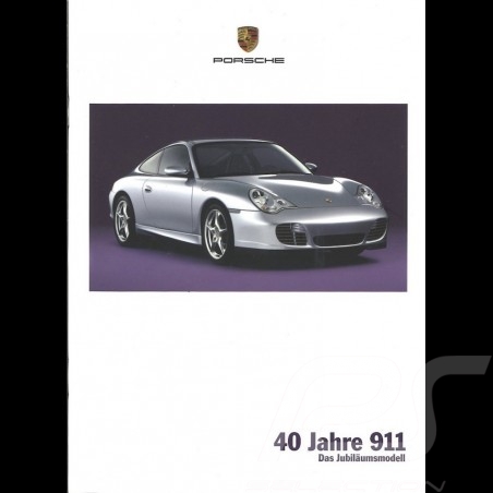 Porsche Broschüre 40 Jahre 911 type 996 Das Jubiläumsmodell 05/2003 in Deutsch WVK20771004