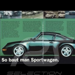 Porsche Broschüre Der neue 911 Carrera 10/1993 in schweizerisch Deutsch 93174