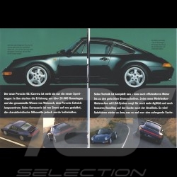 Brochure Porsche 911 % Faszination 09/1993 en allemand WVK14051094