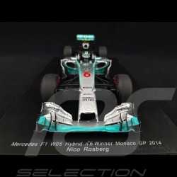 Mercedes Benz F1 W05 n° 6 Sieger GP Monaco 2014 1/18 Spark 18S141