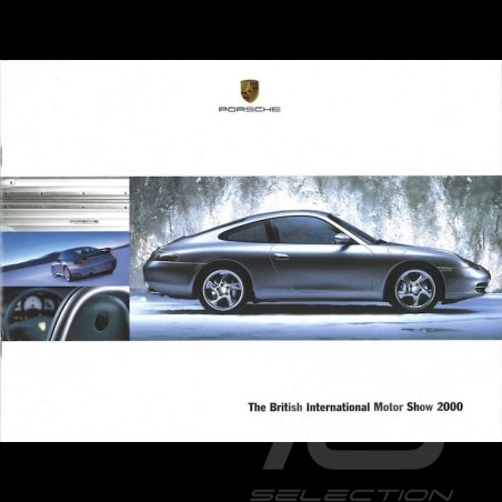 Brochure Porsche The British International Motor Show 10/2000 en anglais