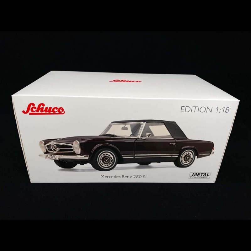 Mercedes Benz 280 SL Pagode W113 1963 wine red 1/18 Schuco 450035800